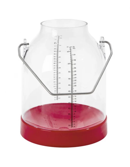 pot trayeur 30l plastique rouge 186 mm