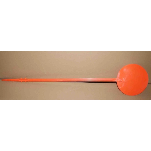 jalons orange - h : 75 cm - ø : 150 mm - lot de 100