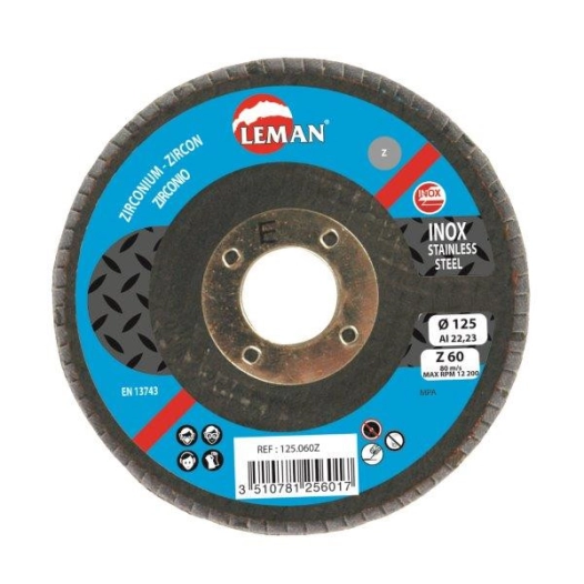 disque a lamelle bombe 125 grain 80 zirconium -- gamme pro