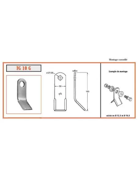 couteau fg 10g -mc connel twose 7190315