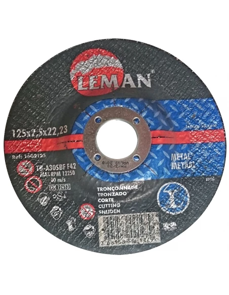 disque tronconnage metal 125x2.5x22.23 md -- gamme expert