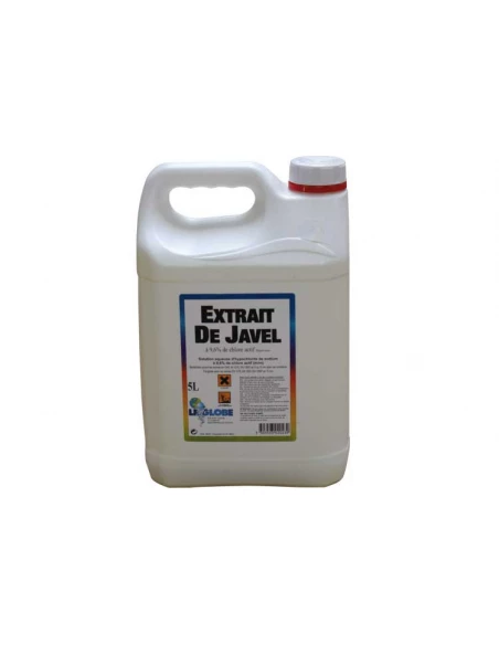 Extrait de javel concentree 9,6% - bidon 5 litres