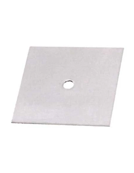 platine de maintien inox - 45x45 - ep2mm - perçage 8,5mm