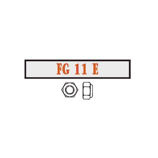 ecrou frein zn fg 11 e