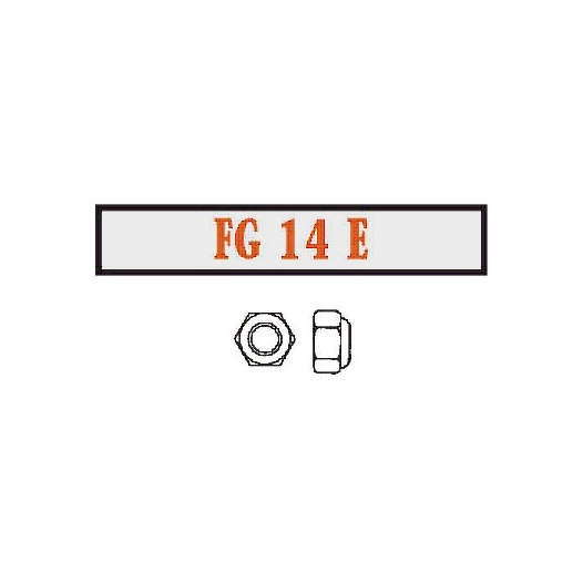 ecrou frein zn fg 14 e