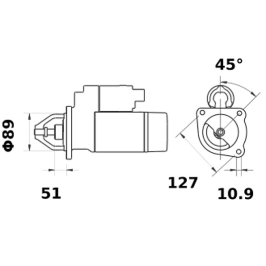 demarreur is0179 valtra zetor 12v 3,0kw -