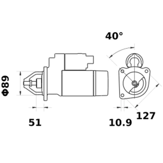 demarreur is0821 carraro groupe khd steyr zetor 12v 3,0kw -