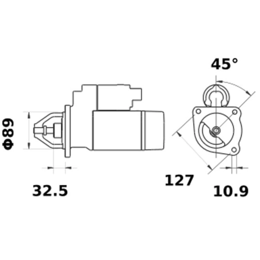 demarreur is1194 agco mc cormick perkins 12v 4,2kw -