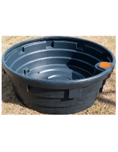 bac de paturage rond 800l a boitier flotteur 1490mmx600mm (flotteur non inclus)