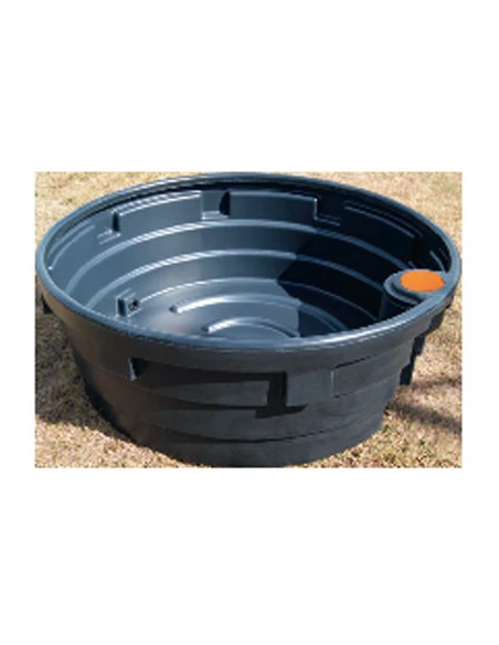 bac de paturage rond 800l a boitier flotteur 1490mmx600mm (flotteur non inclus)