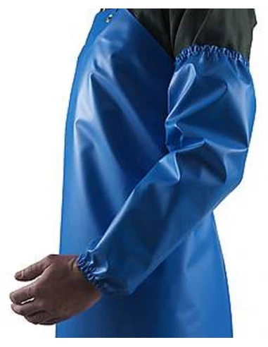 paire de manchettes vinyle bleu 'golf'