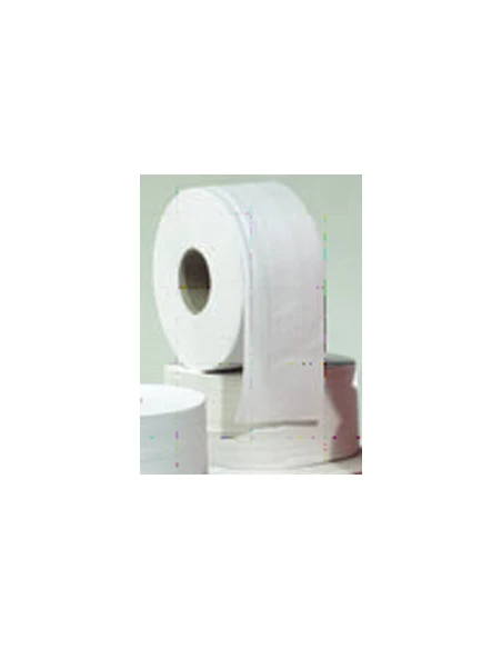 papier toilette jumbo blanc recycle ecolabel 320m - lot de 6 bobines