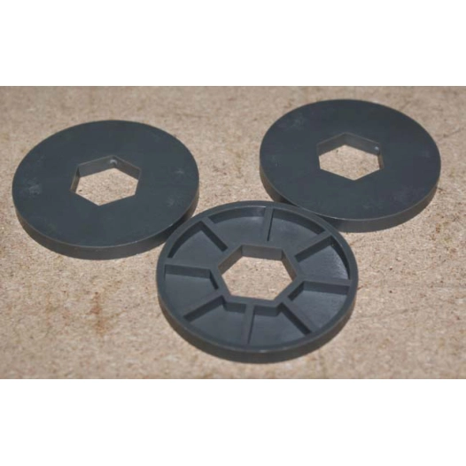 rondelle aveugle fine