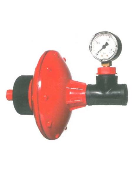 regulateur de pression modele normal, mini 0,2/maxi 1bar complet avec monometre