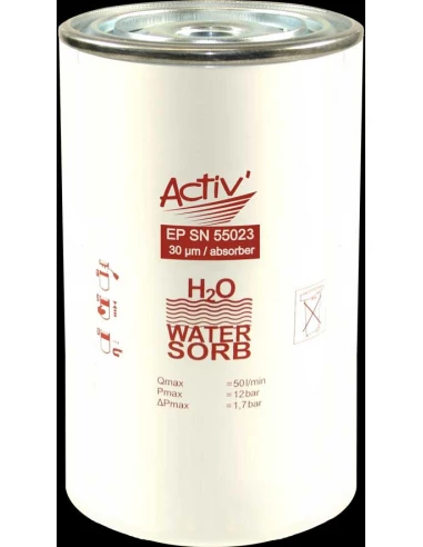 filtre a carburants activ' absorbant l'eau - capacite d'absorbtion : 540ml