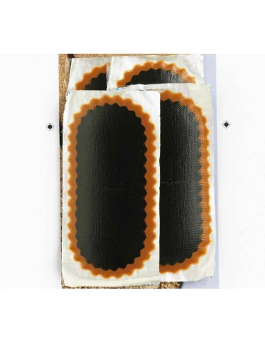 pièces chambre a air rouge n°7 74x37 mm x5