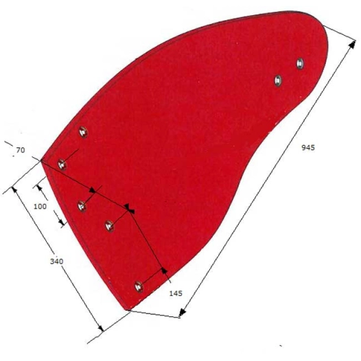 versoir - gauche - vogel-noot - adapt - pk800209 - 7 trous