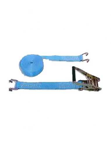 sangle arrimage 20m x 50mm - tmu 2t / 4t - 2 parties - crochet bord de rive