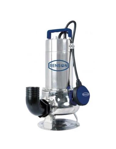 pompe de relevage mono renson 0,75kw tout inox eaux tres chargees