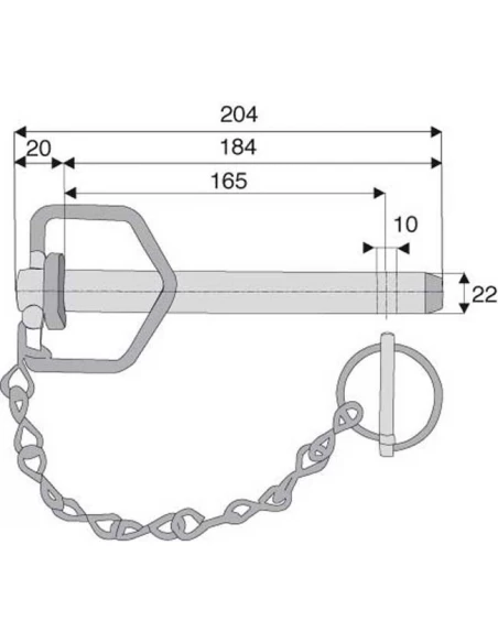 broche à poignée ø22
