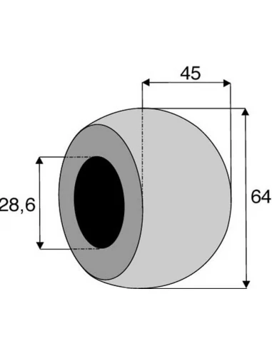 rotule pour bras inférieur cat 3/2