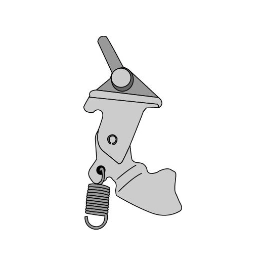 verrouillage du crochet cat 2 type walterscheid