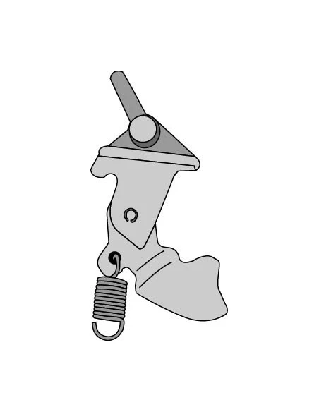 verrouillage du crochet cat 2 type walterscheid