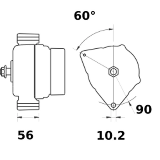 alternateur ia1052 fendt-(vario - favorit) john deere