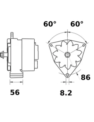 alternateur ia1153 khd (dx -intrac - m) fendt (favorit)