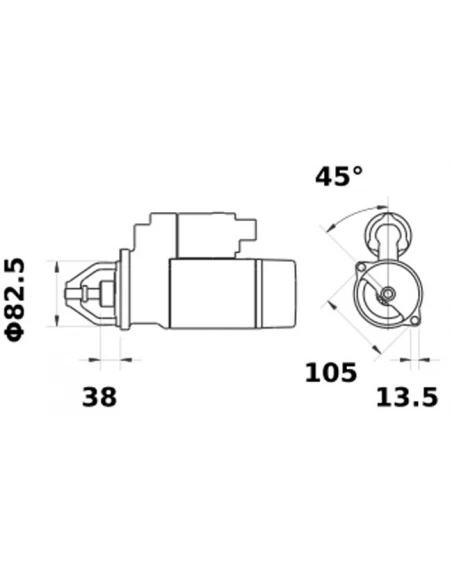demarreur is0793 claas (ares ceres) (moteur john deere saran)