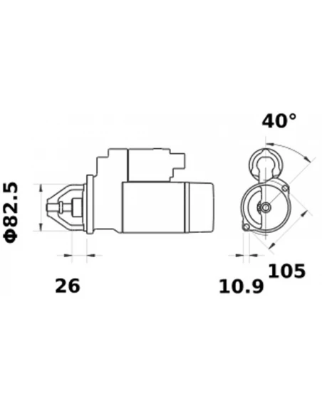 demarreur is1072 moteur deutz agri