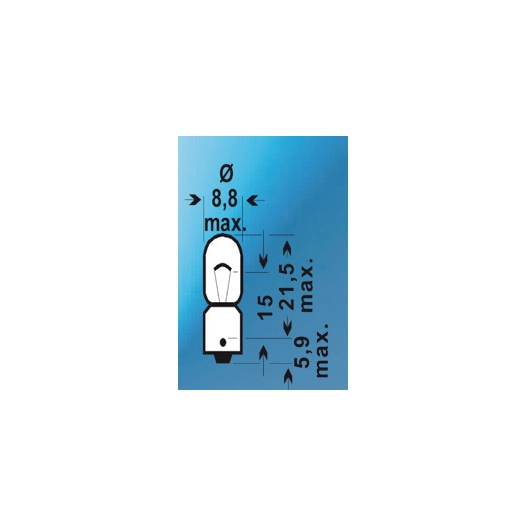 ampoule t4w 12v 4w ba9s