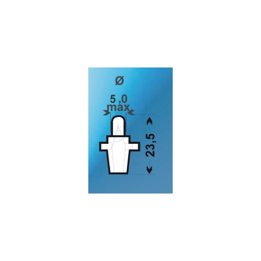 ampoule mini-w 12v 1.2w b8 3d