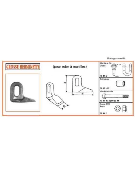 marteau grosse herminette 02.959.01