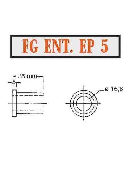 entretoise epaul.5 mm
