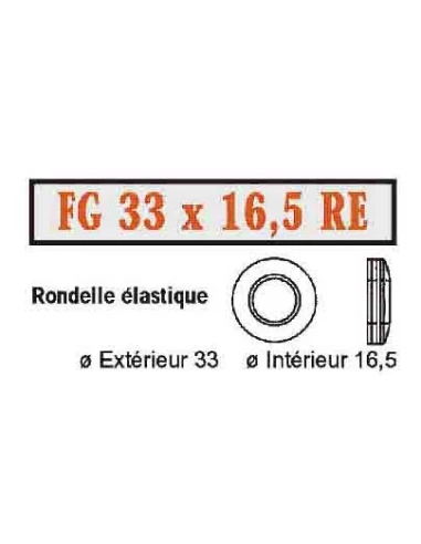 rondelle elastique fg 33 x 16,5 re