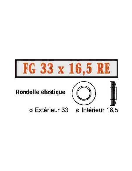 rondelle elastique fg 33 x 16,5 re