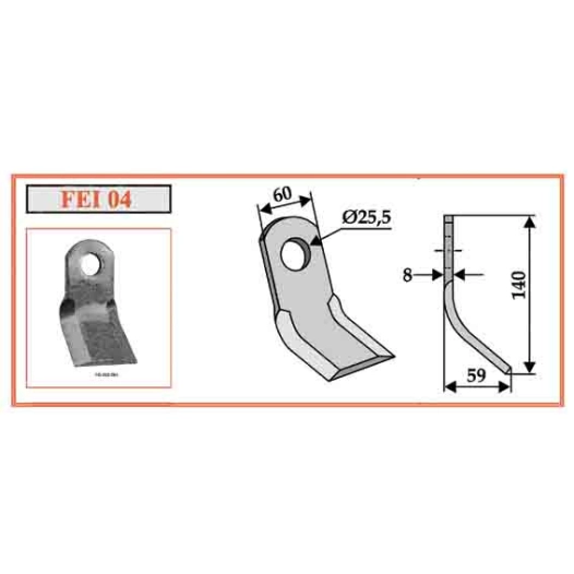 couteau ferri 0901003 howard 222034000 - sicma