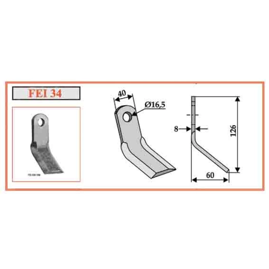 couteau fei 34 - ferri 0901129