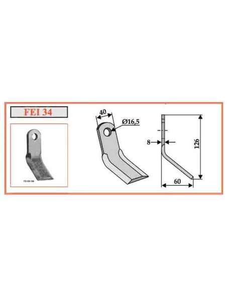 couteau fei 34 - ferri 0901129