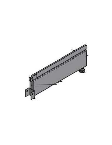 pied de 500 mm beige clair - ( vis+ecrou)