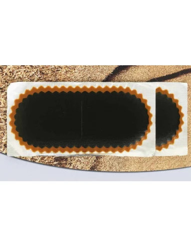 pièces chambre a air rouge n°7b 150x75 mm