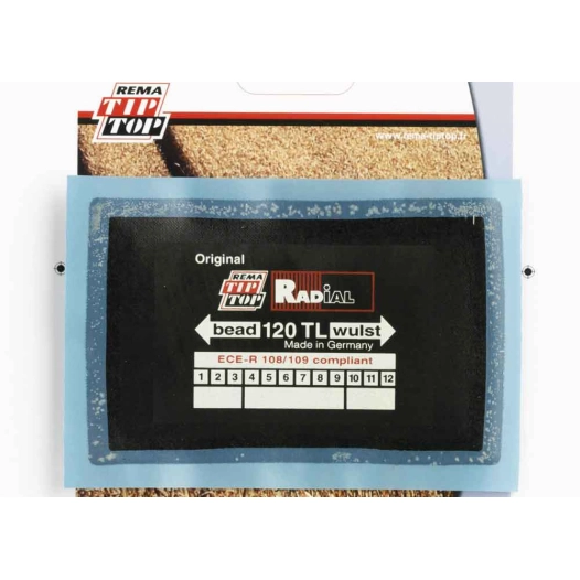 Emplâtre RAD 120 TL pneu agricole 80x125mm