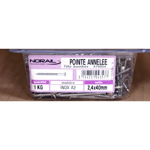pointe tlb an.A2 2,4x40 bq1kg