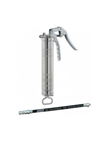 pistolet à graisse industrie flexible 2 tresses acier 300mm agrafe 4mors 300bar