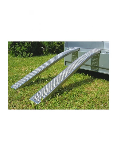 rampes alu courbees 200x20x5 - 400kg