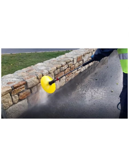 bouclier de lavage jaune grand modele - debit eau 20l/min (nhp pro)