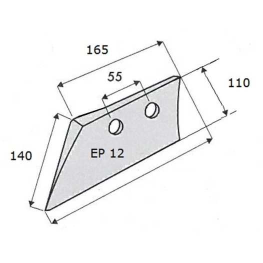 soc de rasette - gauche - grégoire-besson - adapt - 19113 - ep. 12 mm