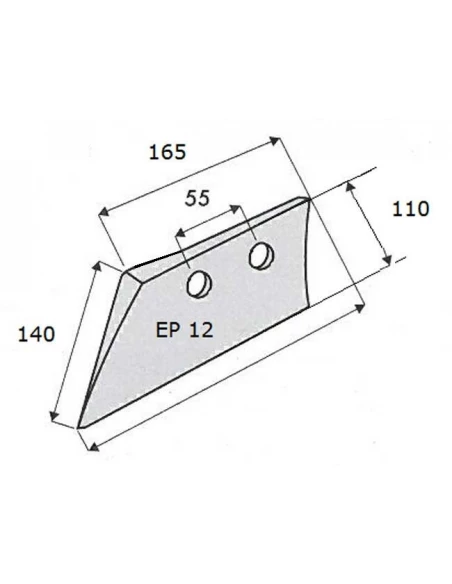 soc de rasette - gauche - grégoire-besson - adapt - 19113 - ep. 12 mm