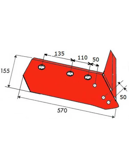 soc aileron - droite - kuhn/huard - adapt - 580884 - 14'